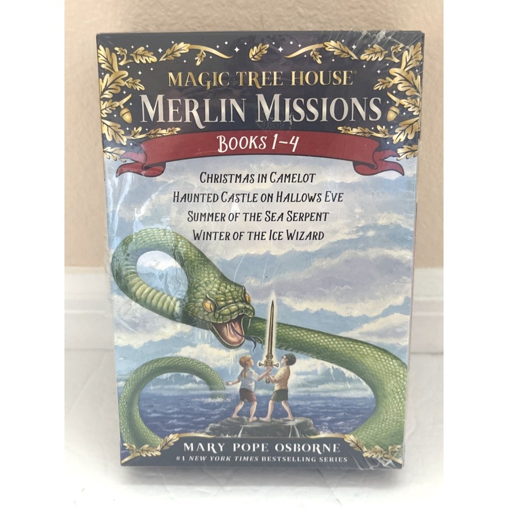 NEW Magic Tree House Merlin Mission 1-4 Boxed Set Childrens Chapter Books PB